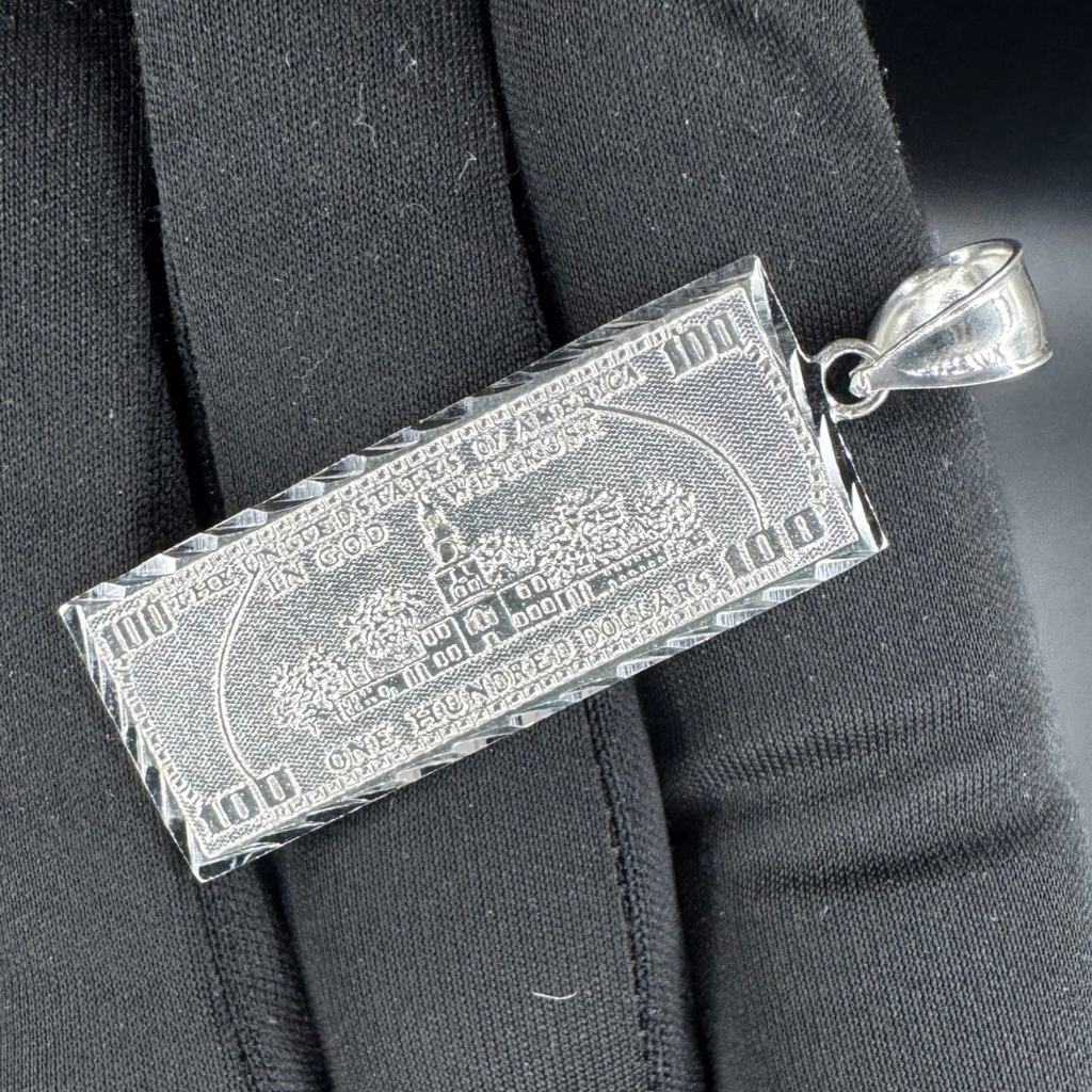 925 Silver $100 Pendant