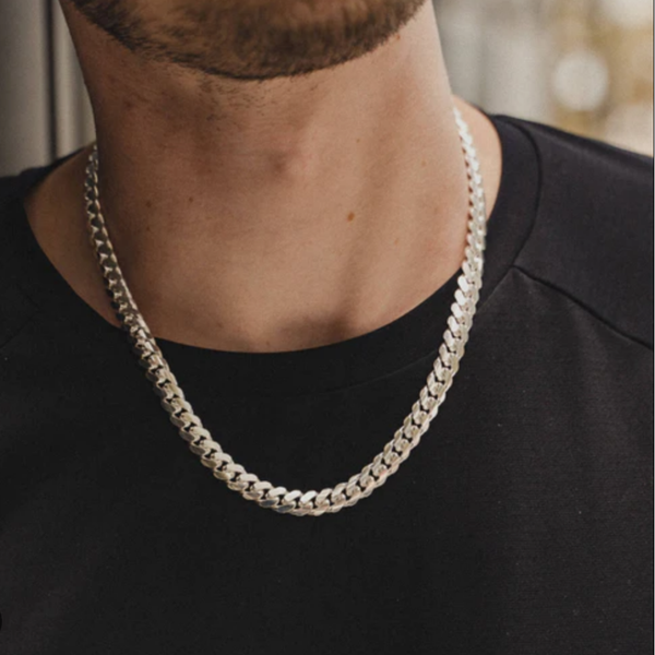 7mm Miami Cuban Link Chain or Bracelet 