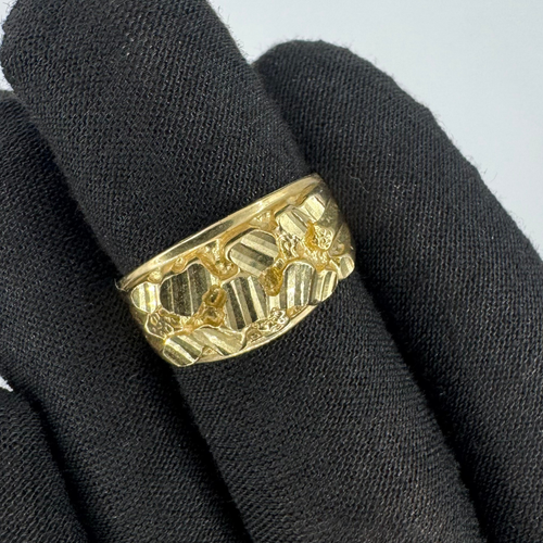 10K Gold Nugget Ring