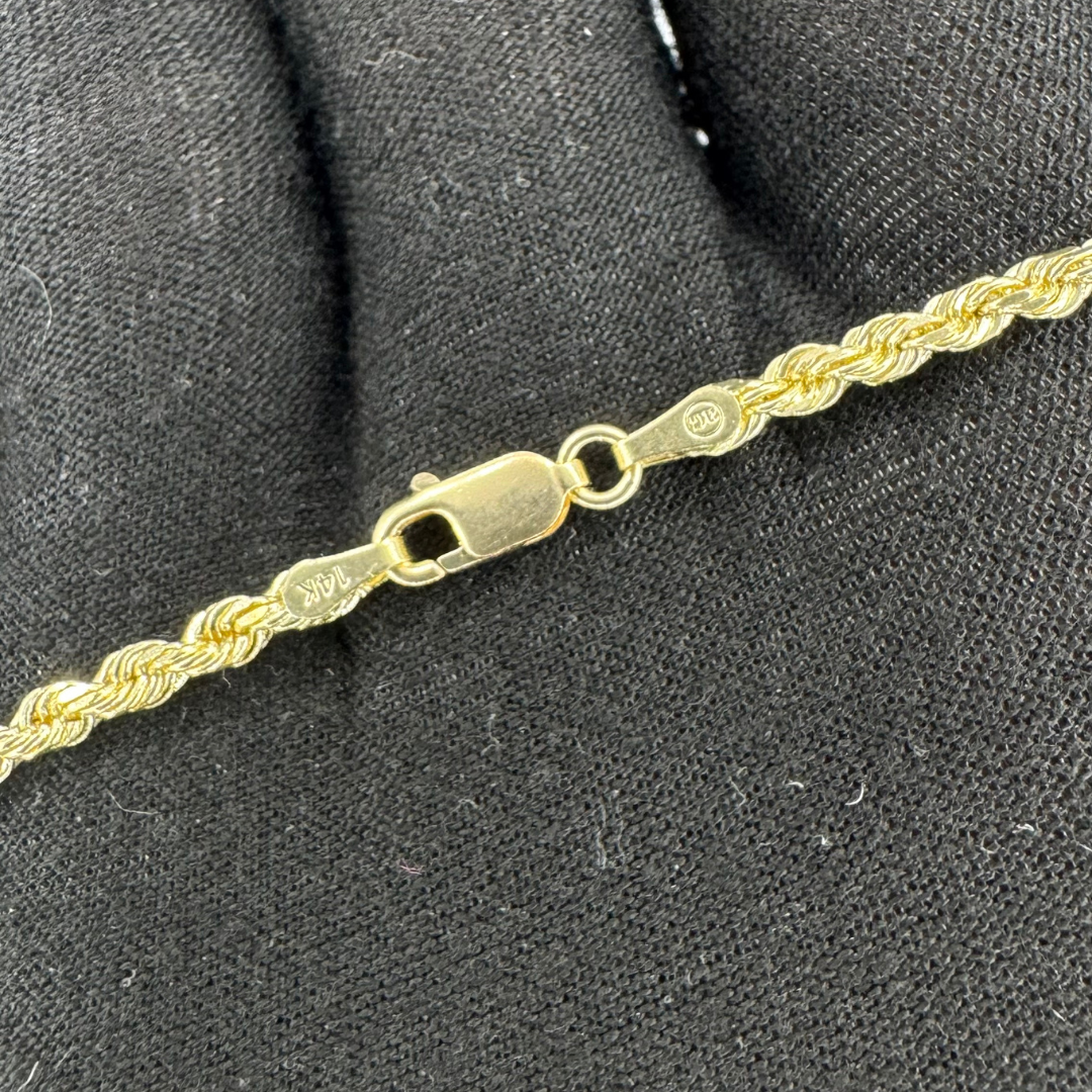 14K Hollow Rope Chain