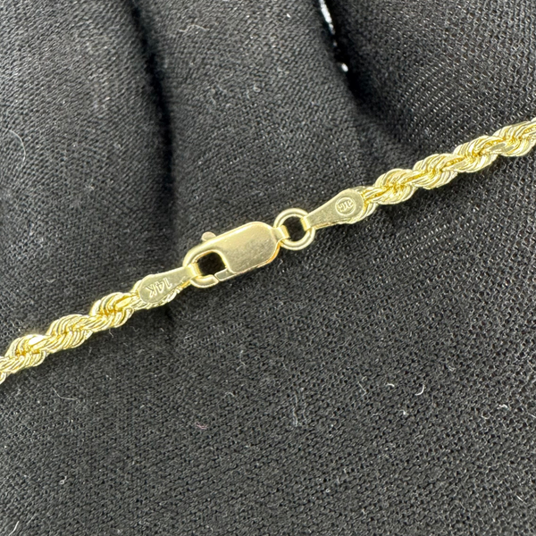 14K Hollow Rope Chain