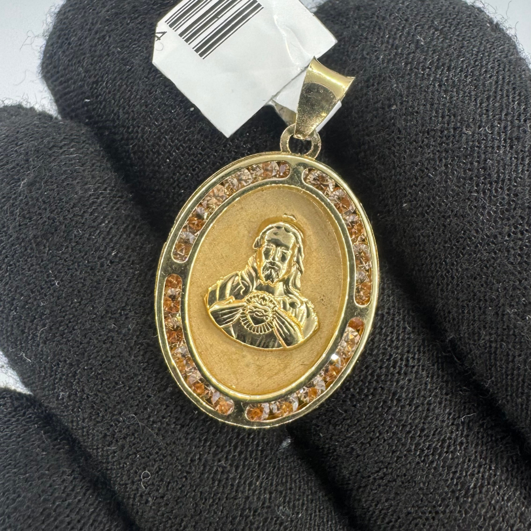 14K Jesus Pendant