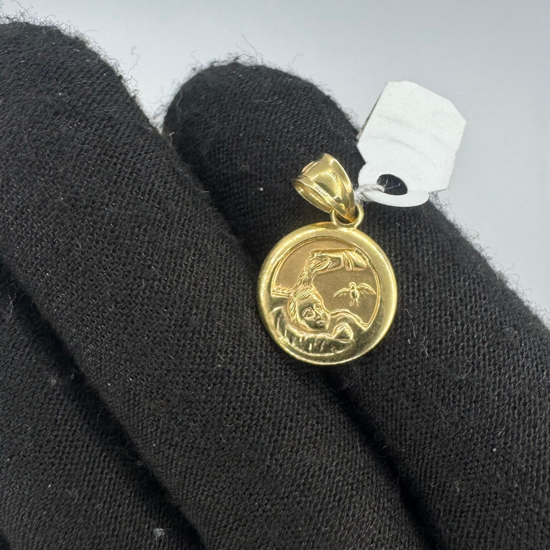 14K Baptism Pendant