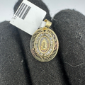 14K Virgin Mary Versace Pendant