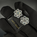 14K Gold Moissanite Stud Earrings