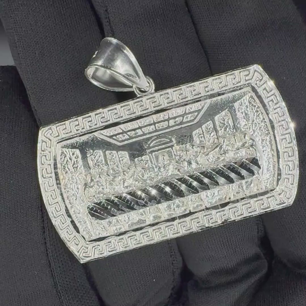 925 Silver Last Supper Pendant