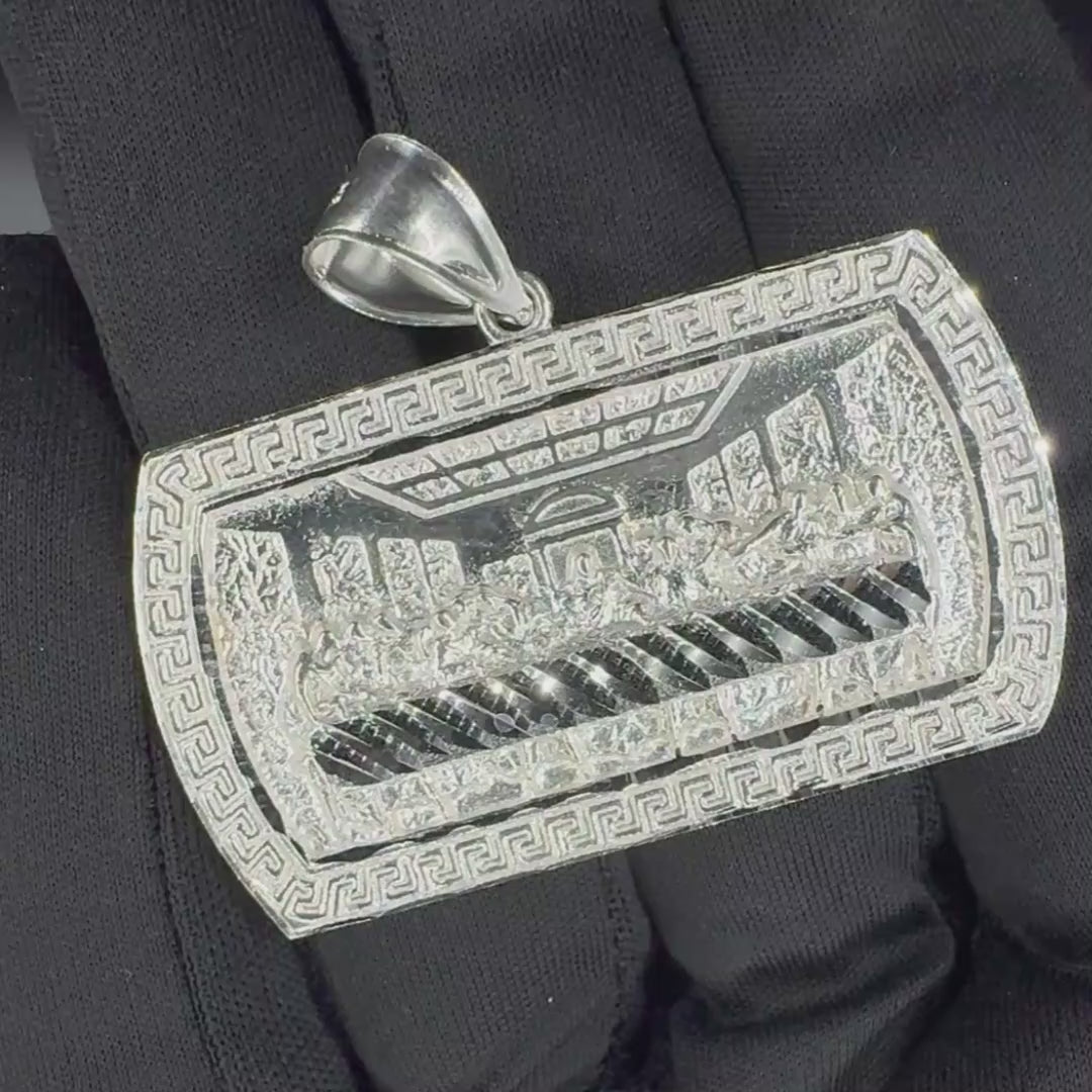 925 Silver Last Supper Pendant